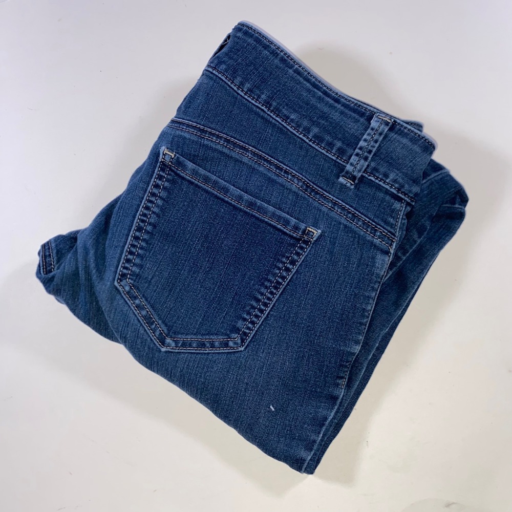 Riders by Lee Curvy Fit Skinny Jeans Dark Wash Blue Denim Womens Size 10M 31x30